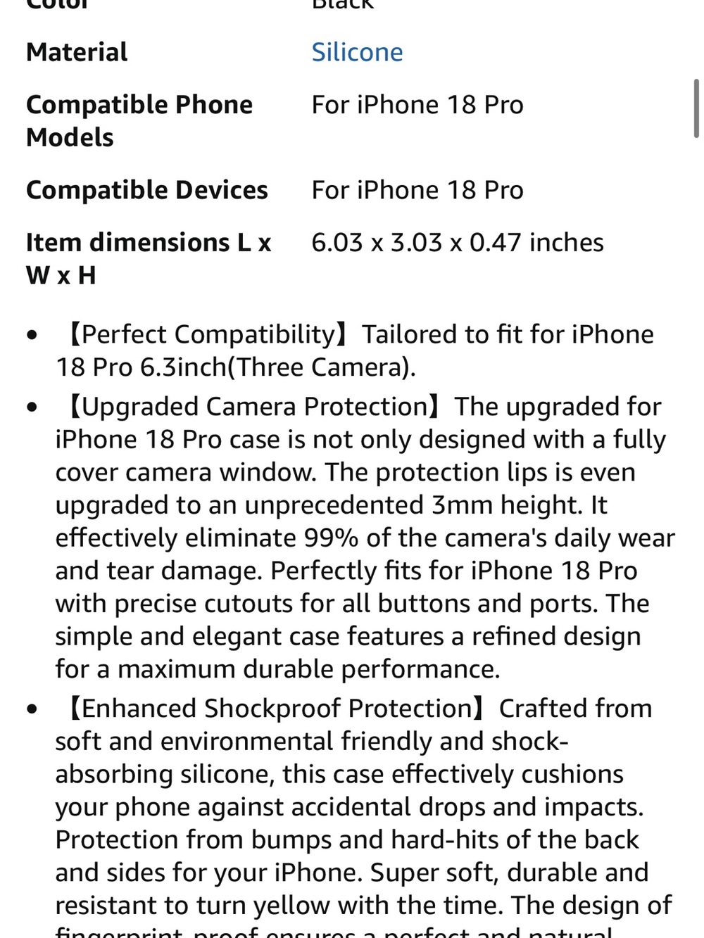 iPhone 18 pro case - Picture 5 of 6